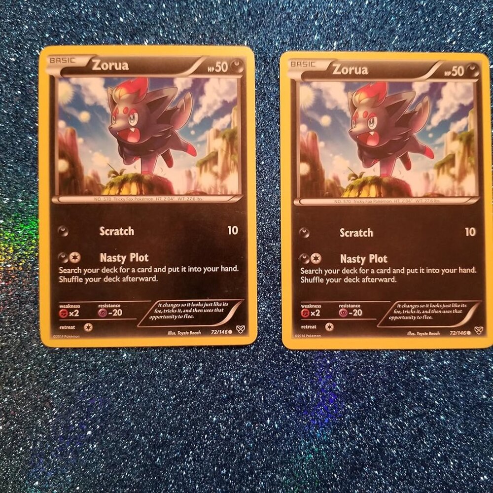Pokemon® Card Lot_02 Cards_ZORUA Pokemon X & Y (72/146)